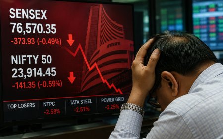 Crude Oil Shock Sends Sensex, Nifty Lower: Is India’s Market Fragile?