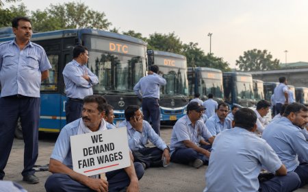 DTC Drivers Strike: ₹862 Wage, DA Demand & Sept 28 Protest