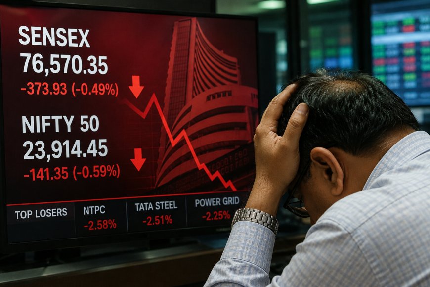 Crude Oil Shock Sends Sensex, Nifty Lower: Is India’s Market Fragile?