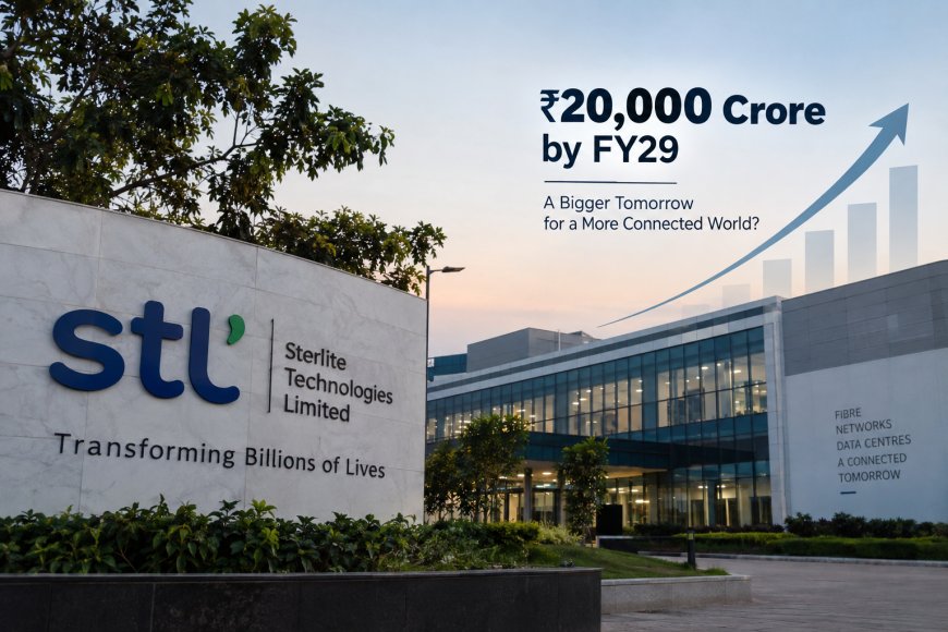 Sterlite Technologies Targets ₹20,000 Crore Revenue by FY29: Growth Story or Big Bet?
