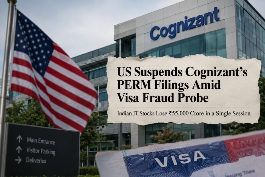 Cognizant US Visa Probe: Why Indian IT Stocks Lost ₹55,000 Crore